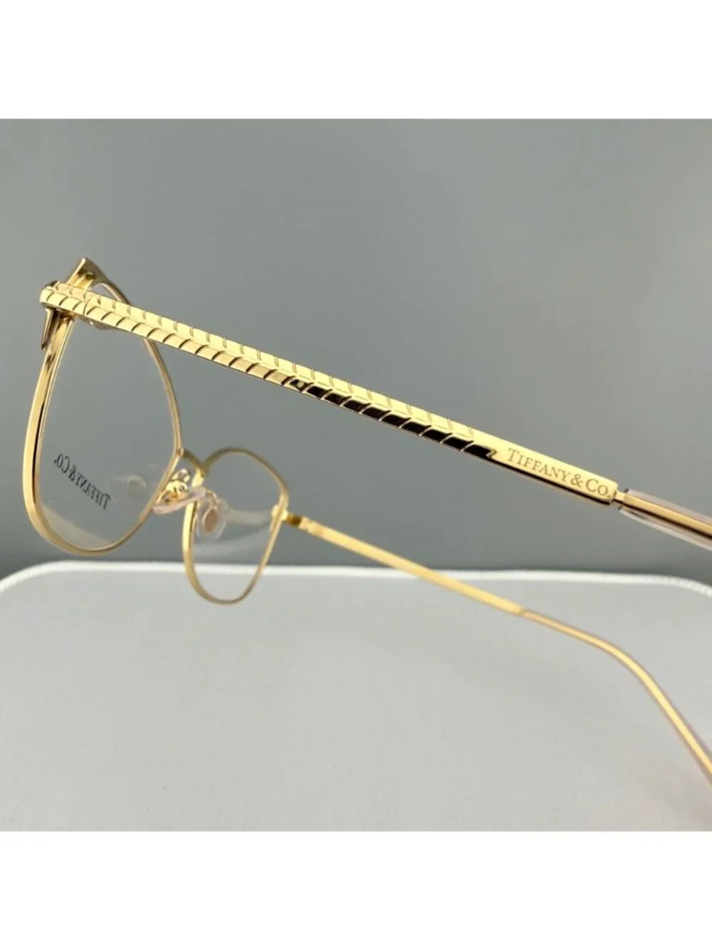 Tiffany & Co. Eyeglasses Frames TF 1136 6133 Gold Grey 53-16-140